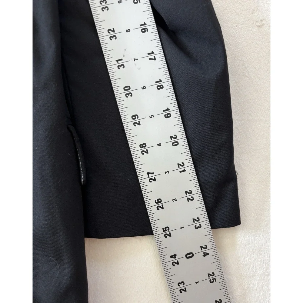 mens black Calvin Klein blazer jacket‎ sport suit coat all season wool 44 S